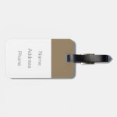 April Fool, 1948 Bagagelabel (Achterkant horizontaal)