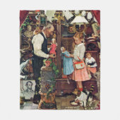 April Fool, 1948 Fleece Deken (Voorkant)