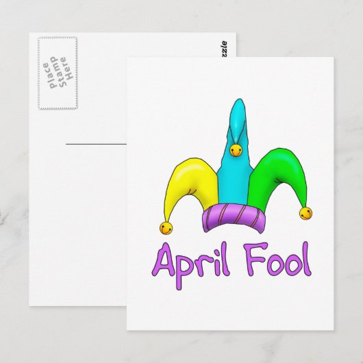 April Fool Briefkaart (Voorkant / Achterkant)