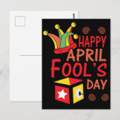 April Fool Day Briefkaart (Voorkant / Achterkant)