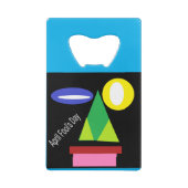 April Fool Day Creditkaart Flessenopener (Achterkant)