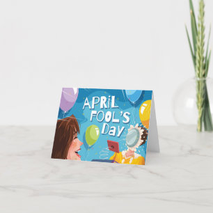 April Fool Day Feestdagen Kaart