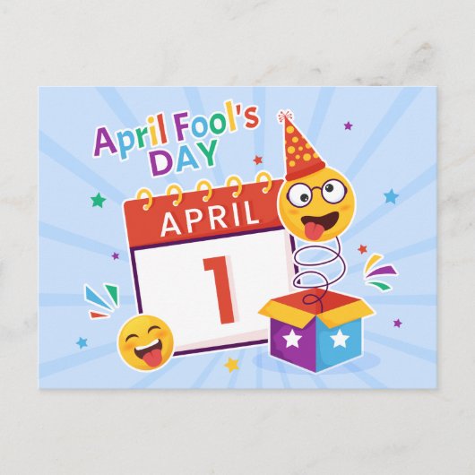 April Fool Day Feestdagenkaart (Voorkant)