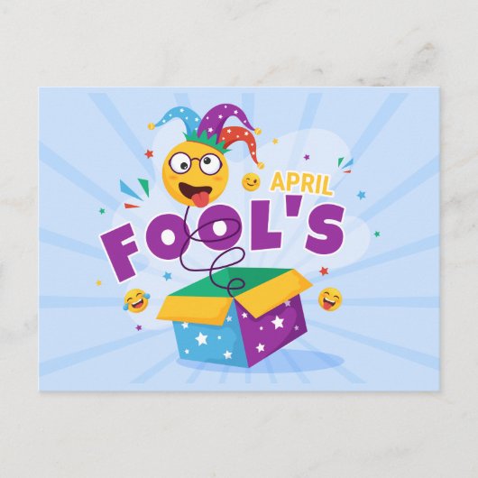 April Fool Day Feestdagenkaart (Voorkant)