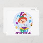 April Fool Day Feestdagenkaart (Voorkant / Achterkant)