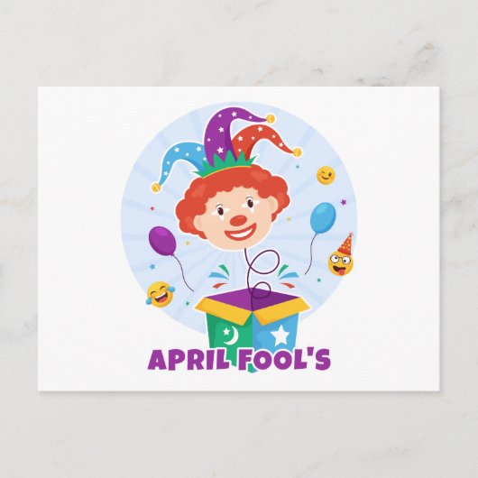 April Fool Day Feestdagenkaart (Voorkant)