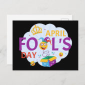 April Fool Day Feestdagenkaart (Voorkant / Achterkant)