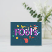 April Fool Day Feestdagenkaart (Staand voorkant)