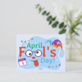 April Fool Day Feestdagenkaart (Staand voorkant)