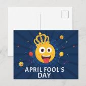 April Fool Day Feestdagenkaart (Voorkant / Achterkant)