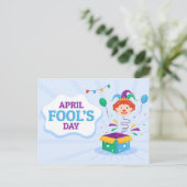 April Fool Day Feestdagenkaart (Staand voorkant)