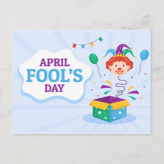 April Fool Day Feestdagenkaart (Voorkant)