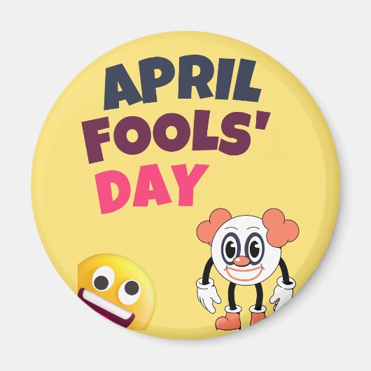 April Fool Day Magneet (Voorkant)