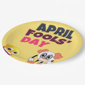 April Fool Day Papieren Bordje (Gekanteld)