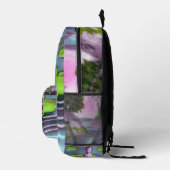 April Fool Frans Briefkaart Bedrukte Rugzak (Rechts)