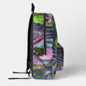 April Fool Frans Briefkaart Bedrukte Rugzak (Links)