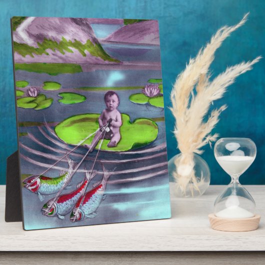 April Fool  Frans Briefkaart Fotoplaat (Zijkant)