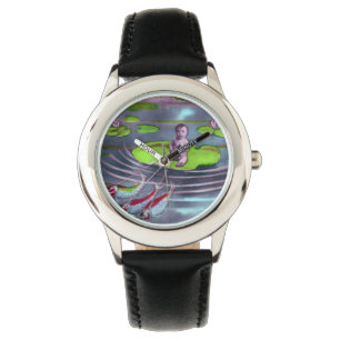 April Fool  Frans Briefkaart Horloge