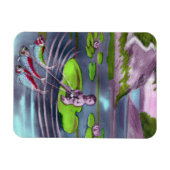 April Fool Frans Briefkaart Magneet (Horizontaal)