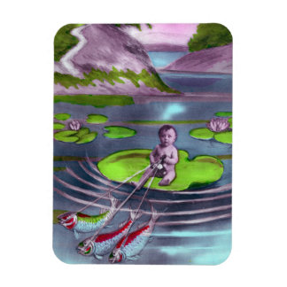 April Fool  Frans Briefkaart Magneet