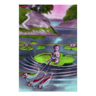 April Fool  Frans Briefkaart Perfect Poster