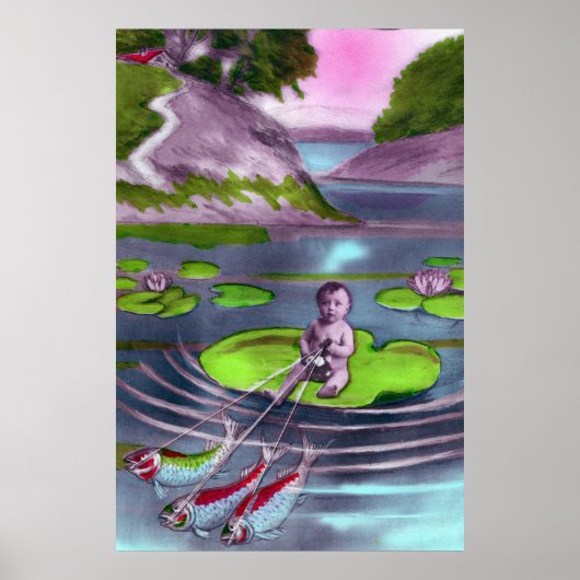 April Fool Frans Briefkaart Poster (Voorkant)