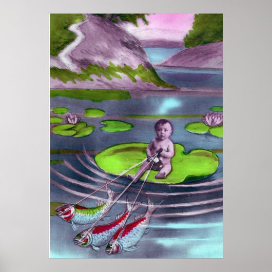 April Fool Frans Briefkaart Poster (Voorkant)