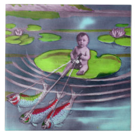 April Fool Frans Briefkaart Tegeltje