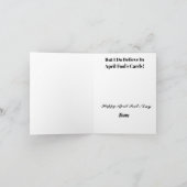 April Fool-kaart zonder pranks Kaart (Binnen)