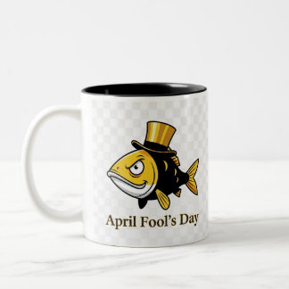April Fool’s Day Coffee Mug – classic Mug Tweekleurige Koffiemok