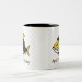 April Fool’s Day Coffee Mug – classic Mug Tweekleurige Koffiemok (Center)