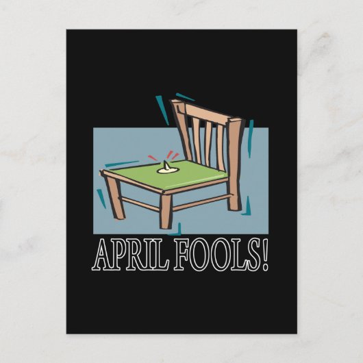 April Fools Briefkaart (Voorkant)