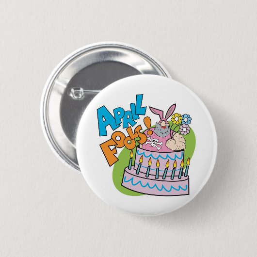 April Fools Button (Voorkant /achterkant)