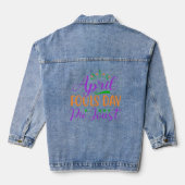 April Fools Day 2024 Denim Jacket (Achterkant)