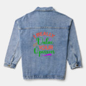 April Fools Day 2024 Denim Jacket (Achterkant)