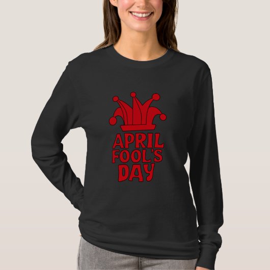 April Fools' Day 2025, Grappig Prankster Jester Pe T-shirt (Voorkant)