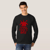 April Fools' Day 2025, Grappig Prankster Jester Pe T-shirt (Voorkant volledig)