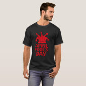 April Fools' Day 2025, Grappig Prankster Jester Pe T-shirt (Voorkant volledig)