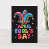 April Fool's Day April 1st Prank Joke Funny Gift  Kaart (Voorkant)