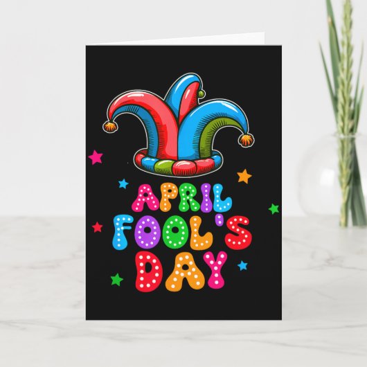 April Fool's Day April 1st Prank Joke Funny Gift  Kaart (Voorkant)