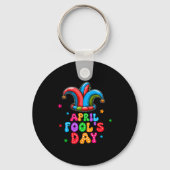 April Fool's Day April 1st Prank Joke Funny Gift Sleutelhanger (Voorkant)