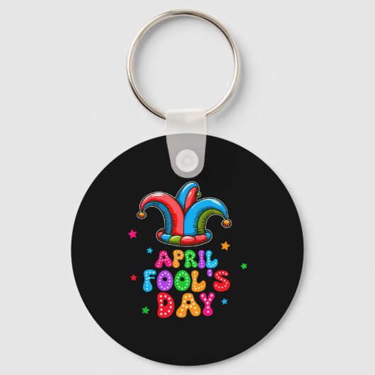 April Fool's Day April 1st Prank Joke Funny Gift  Sleutelhanger (Voorkant)
