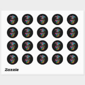 April Fool's Day Beauty Fool Day April 1st Prank J Ronde Sticker (Vel)