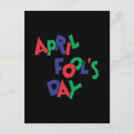April Fools Day Briefkaart (Voorkant)