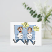 April Fools Day Briefkaart (Staand voorkant)