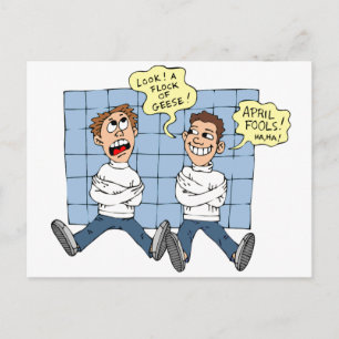 April Fools Day Briefkaart