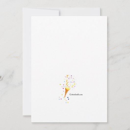 April Fools Day Card (Achterkant)