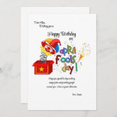 April Fools Day Card (Voorkant / Achterkant)