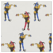 April Fool's Day Court Jesters Stof (Close Up)