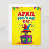 April Fools Day Feestdagenkaart (Voorkant / Achterkant)